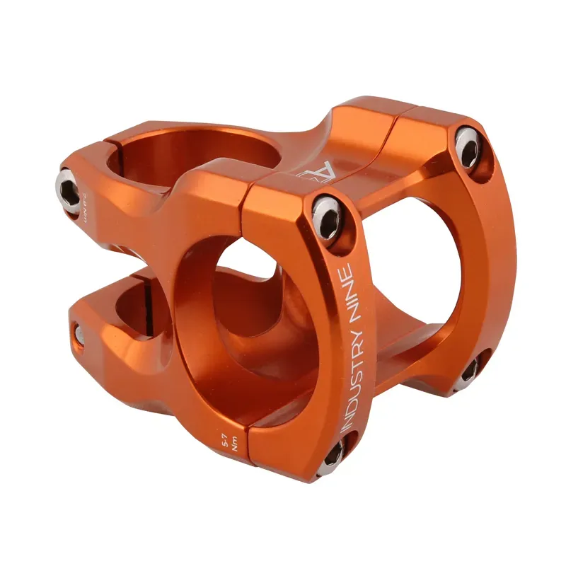 Industry Nine A318 31.8/50mm Aluminum Stem in Orange
